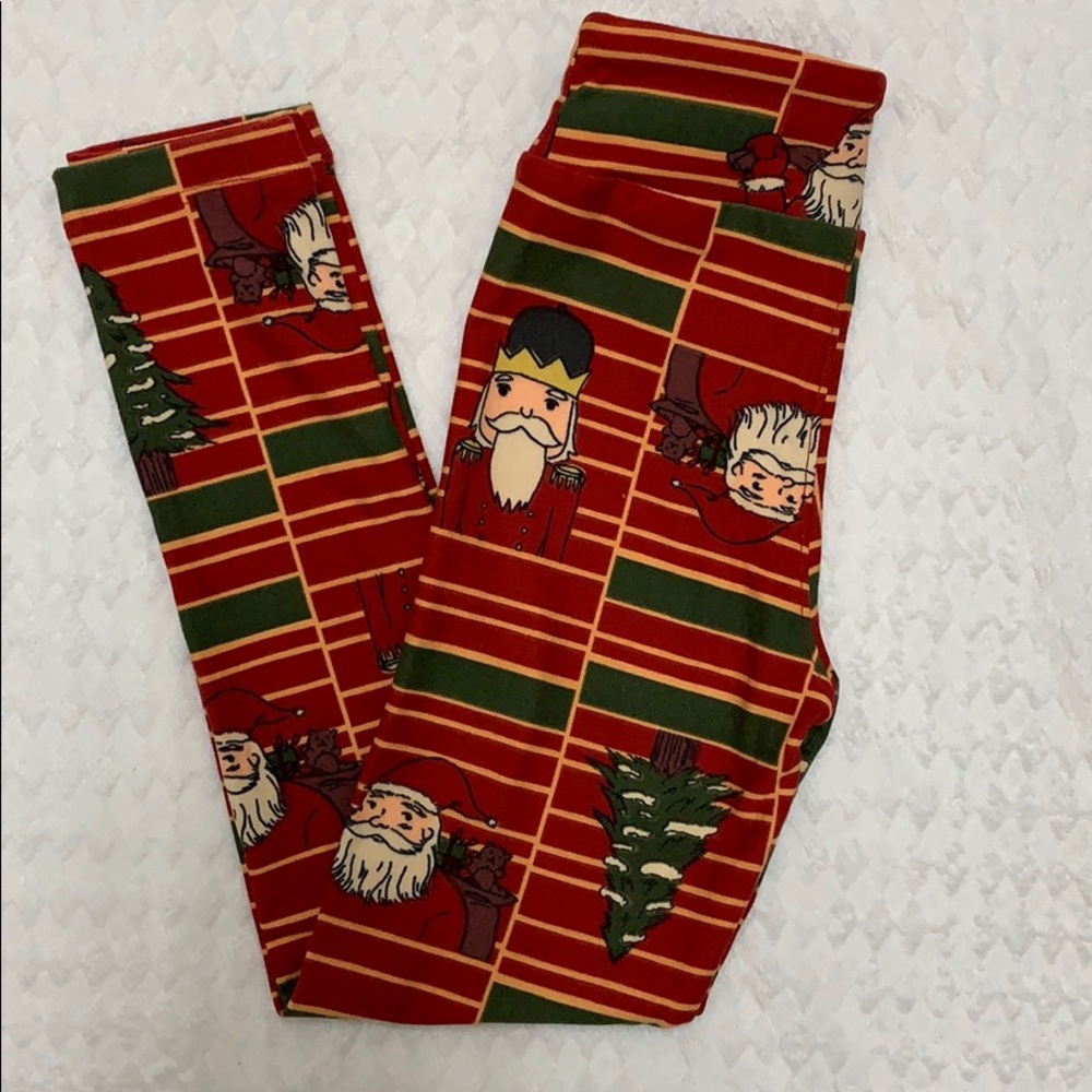 Girls Lularoe Christmas Leggings